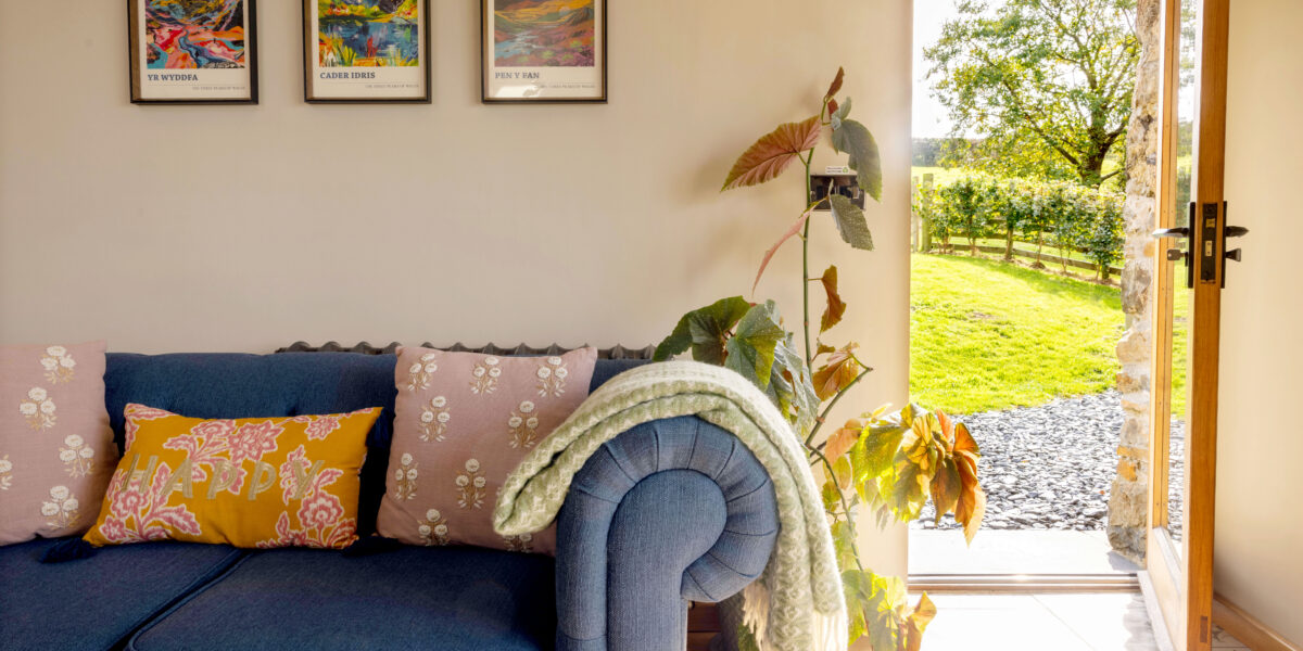 Lounge at Snowdonia Lodge Hideaway Wales Mountain Retreat