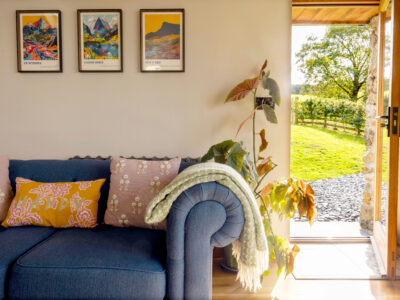 Lounge at Snowdonia Lodge Hideaway Wales Mountain Retreat